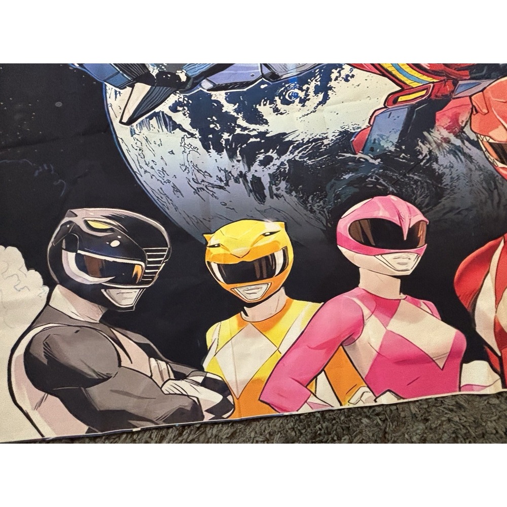 Power rangers nylon wall‎ hanging oarty decor 59x35 - Picture 4 of 6